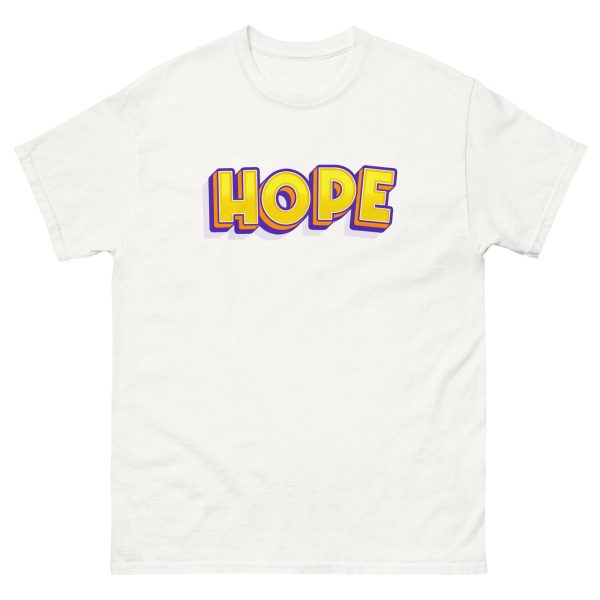 Hope Unisex Comfort Fit Classic Tee - Image 4