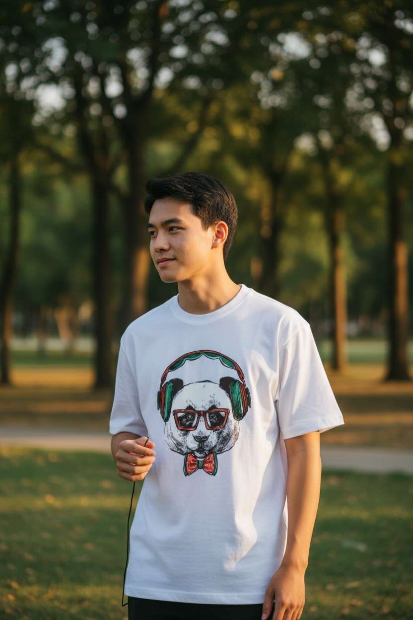 Universal Fit Crew T-Shirt Comfortable Stylish front - Image 3