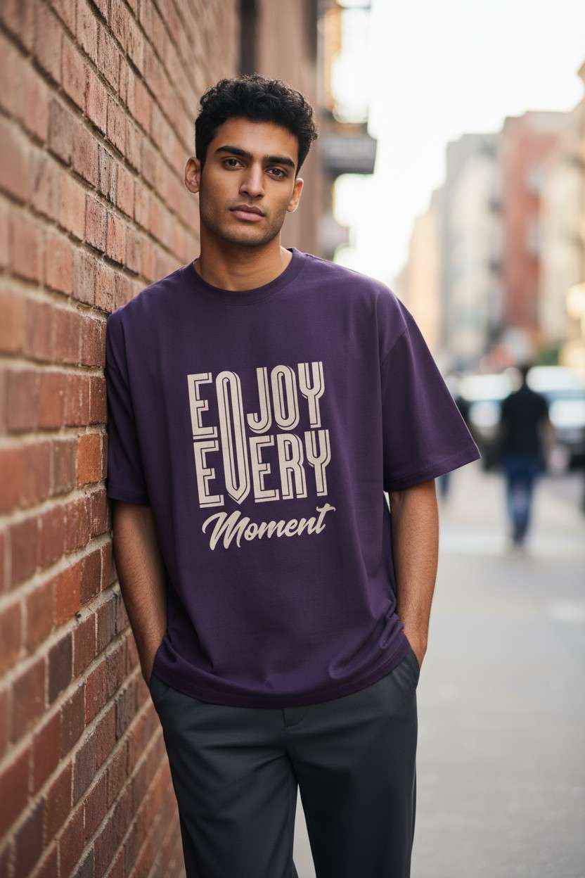 Oversized Unisex Tee-Soft & Breathable Everyday Shirt