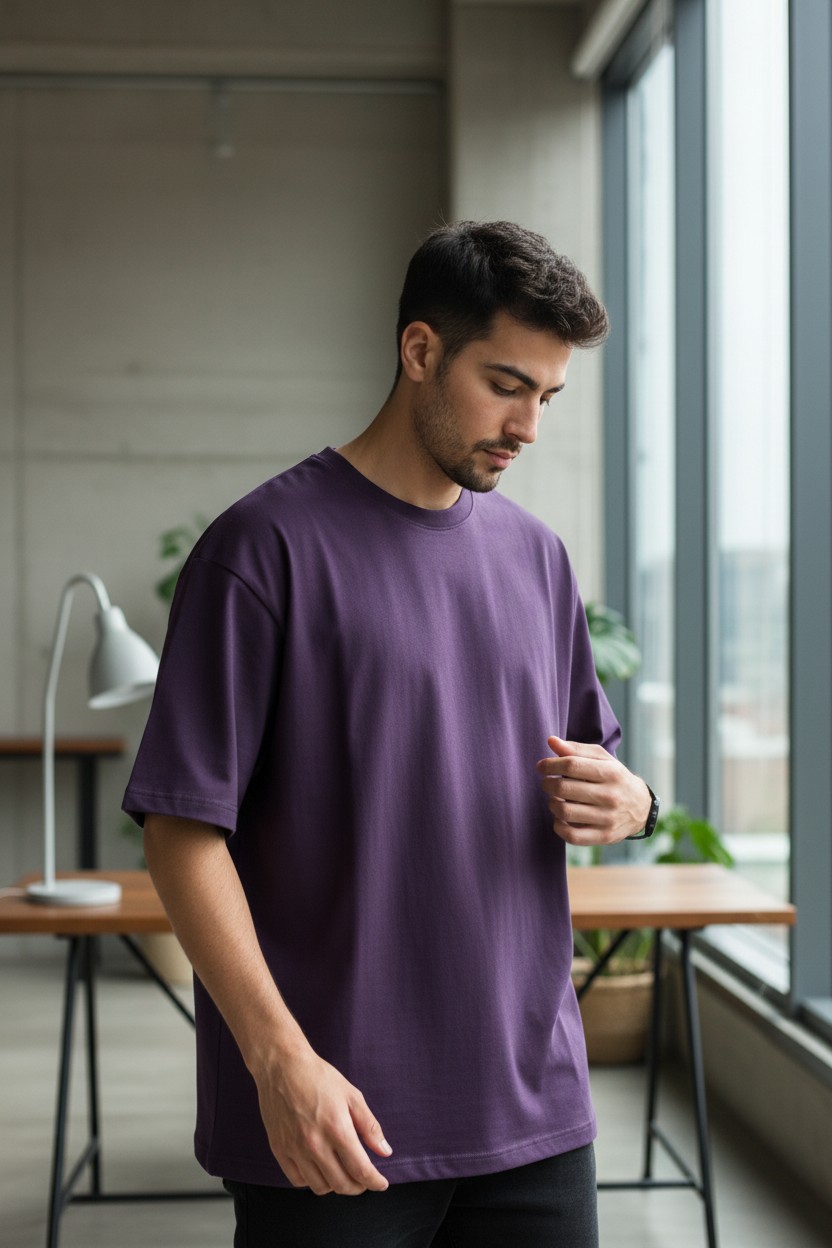 Unisex Daily Comfort Crewneck Tee - Image 9