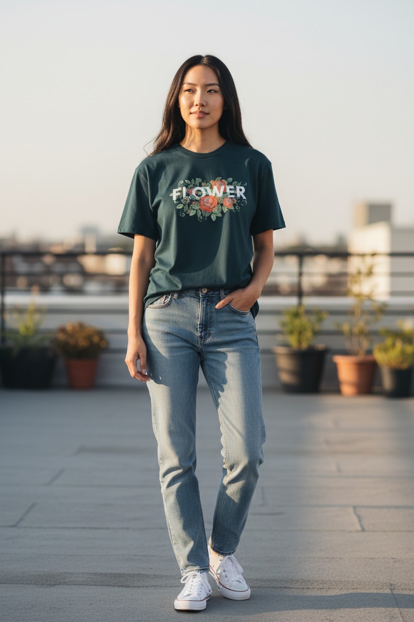 Unisex Comfort Classic Crew Tee - Image 5