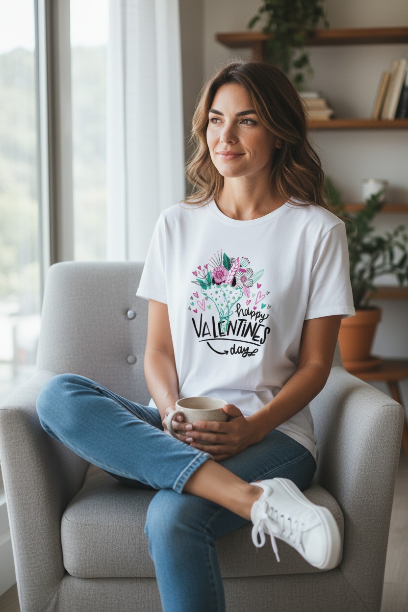 Unisex Valentine T-Shirt – Love is Golden Edition
