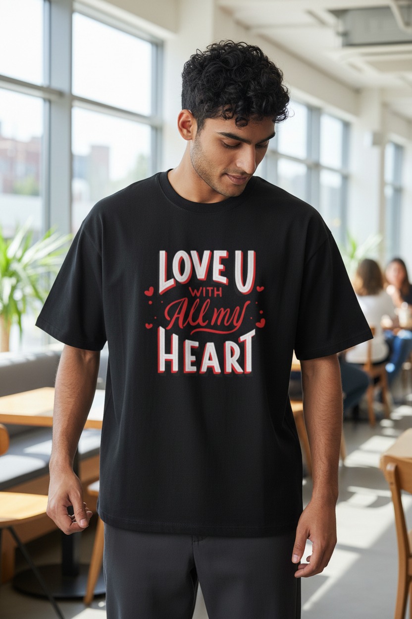 Unisex Valentine Tee – Heartlight Edition